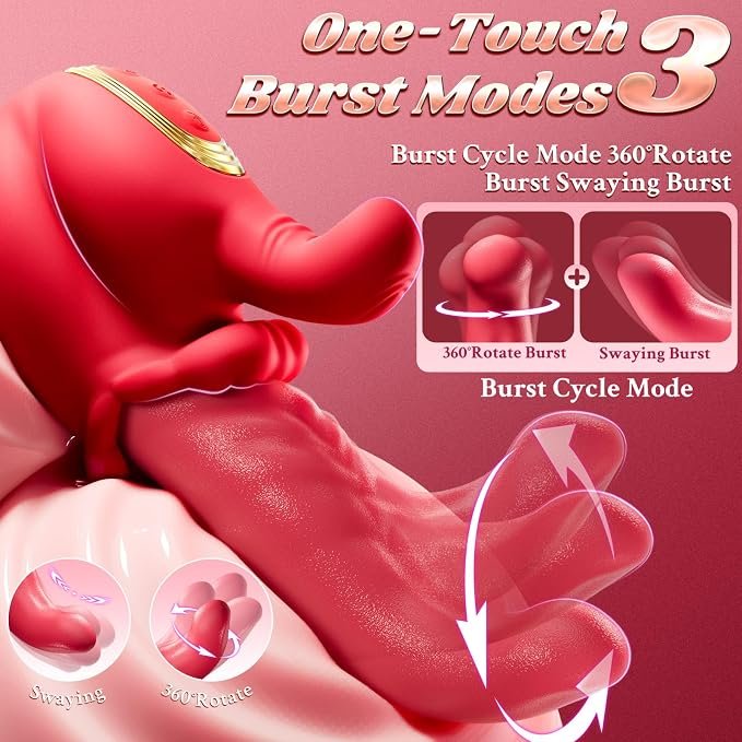 Tongue Vibrator Rose