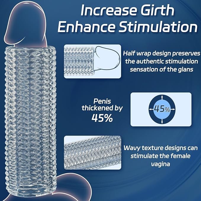 Girth Enhancer Penis Extender Penis Sleeve - SaxDoll.Pk