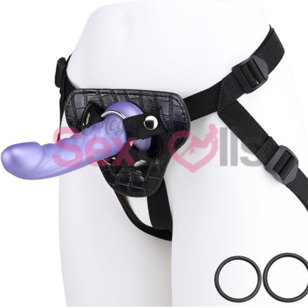  7" Realistic Dildo, 3 O-Rings - SaxDoll.Pk