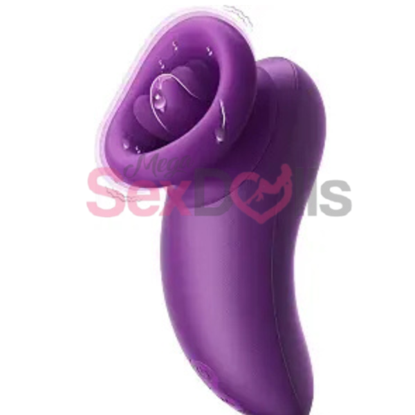 Realistic Tongue Vibrator with Licking Motion - SaxDoll.Pk