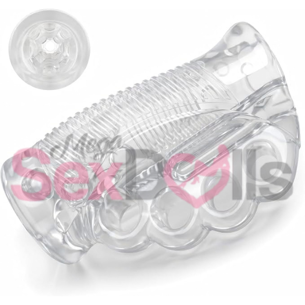 Clear Pocket Pussy Male Masturbator