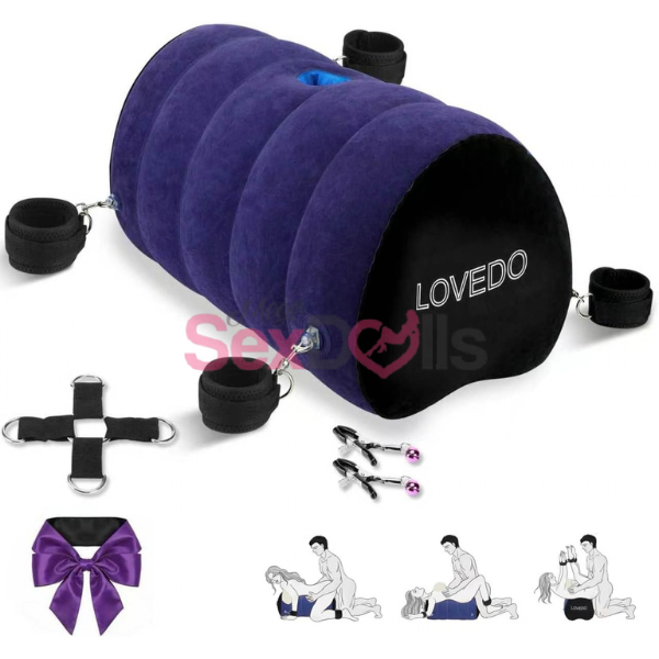 Sex Pillow with BDSM Bondage Heart - SaxDoll.Pk