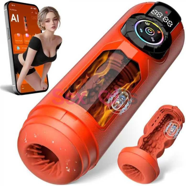 Heating Male Masturbator Male Sex Toys - SaxDoll.Pk