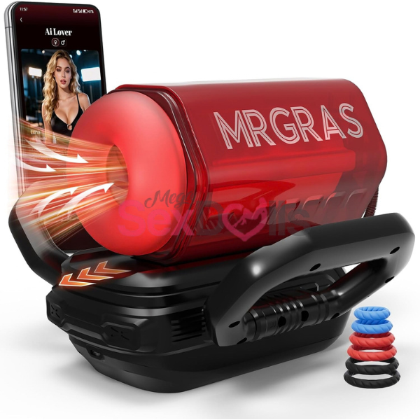 Dual Handles Male Masturbator Penis Pump - SaxDoll.Pk