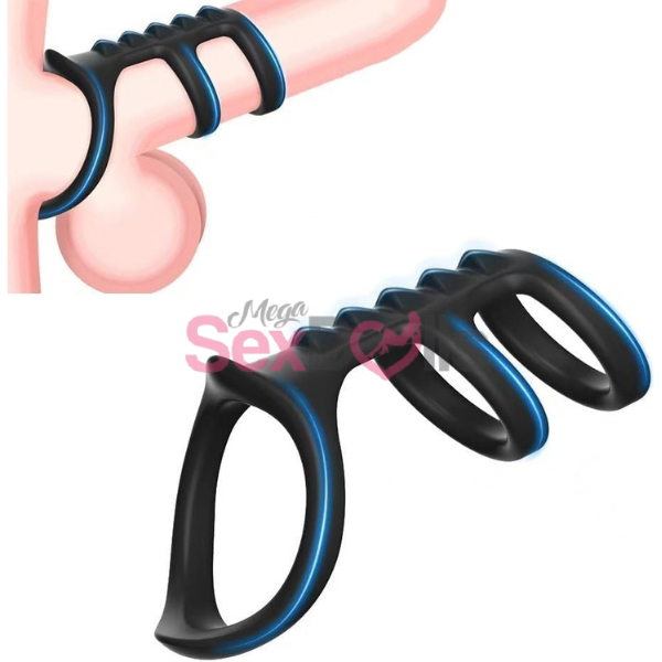 Silicone Cock Ring Penis Sleeve - SaxDoll.Pk
