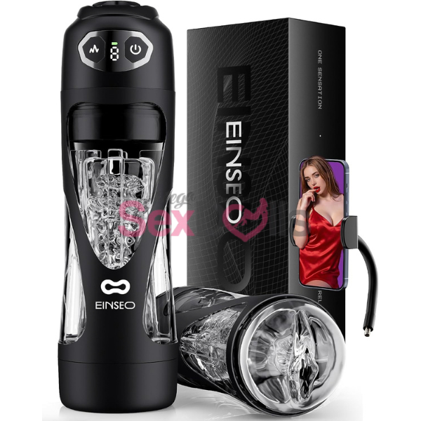 Sucking Male Masturbator with Deep Sleeve - SaxDoll.Pk