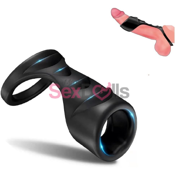 Penis Sleeve Sex Toys Triple Cock Rings - SaxDoll.Pk