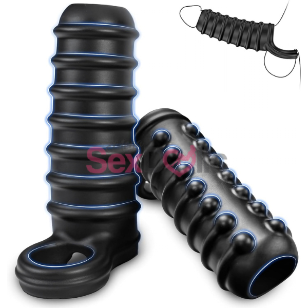 Penis Sleeve Girth Enhancer Cock Sleeve - SaxDoll.Pk