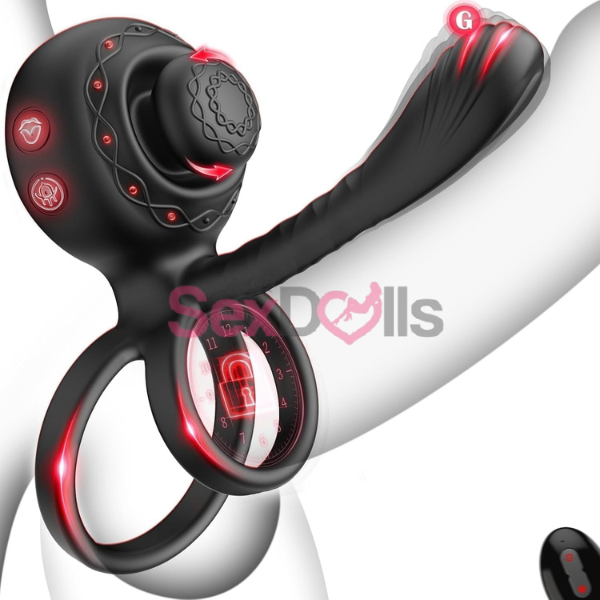 Vibrating Cock Ring Penis Sleeve - SaxDoll.Pk
